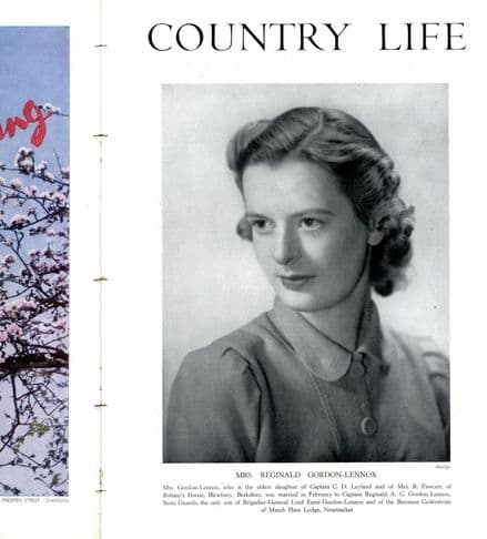 1942 COUNTRY LIFE Magazine PAMELA GORDON LENNOX Tyle Mill House Sulhamstead 1632